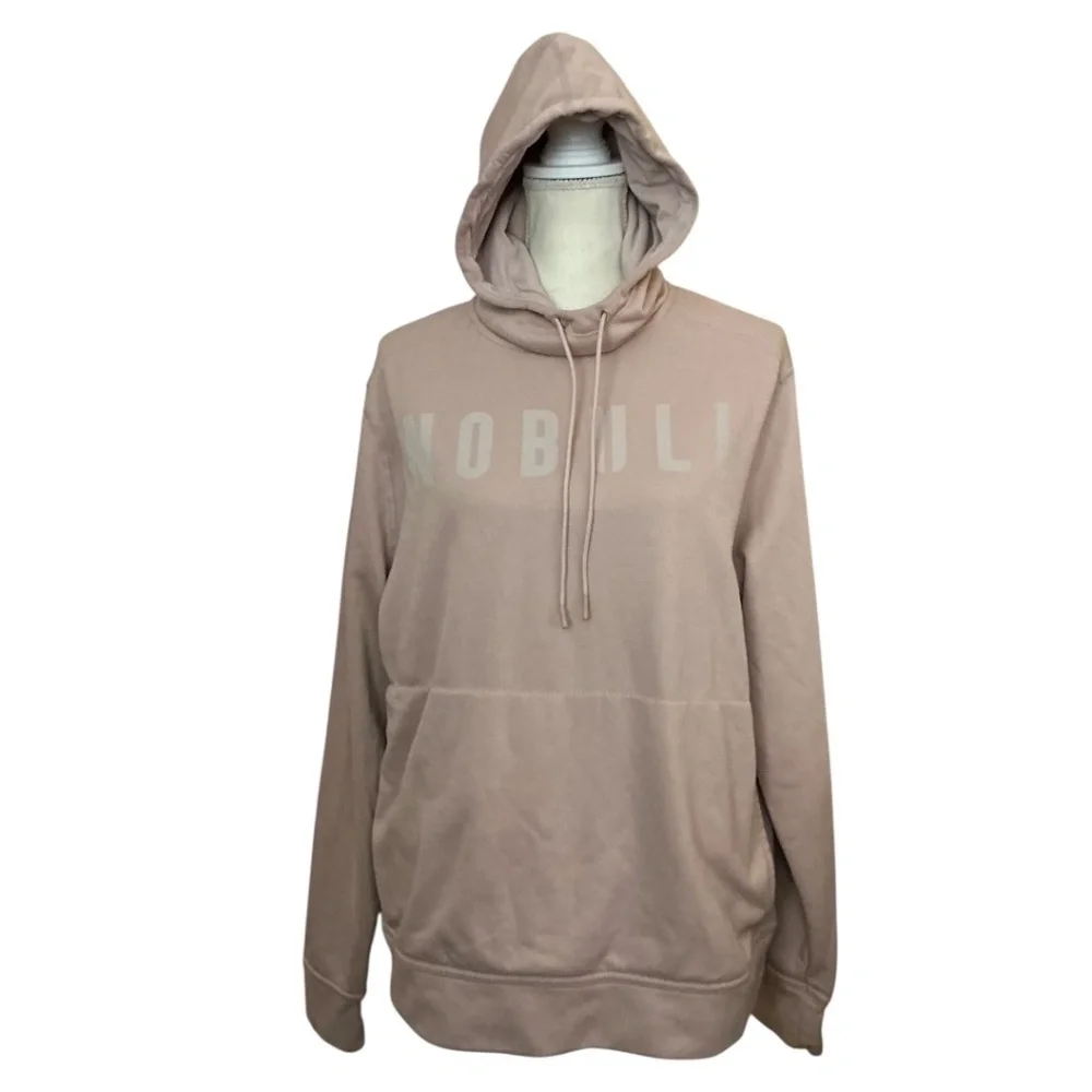 NOBULL Pullover Hoodie Sweatshirt Dusty Rose